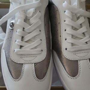Michael Kors White Sneakers with Logo Sole